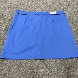 Greg Norman Women's Golf Skort Blue NWPR Pull On Size 16 NEW